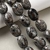 Natural Fluorescent Syenite Rock(Glow under UV Light)  Beads Strands G-K362-D02-03-1