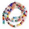 Transparent Electroplate Glass Beads Strands LS-EGLA-A039-T4mm-A29-2