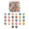 Alloy Enamel Spacer Beads ENAM-FW0001-001-NR-1