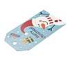 Rectangle Christmas Theme Kraft Paper Cord Display Cards CDIS-K003-02F-2