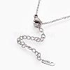 304 Stainless Steel Pendant Necklaces NJEW-L166-08P-5