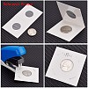 Cardboard Staple Type Coin Mylar Flip Holder Cover Case AJEW-WH0052-06D-2