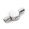 Tarnish Resistant 304 Stainless Steel Bayonet Clasps X-STAS-P285-03P-1
