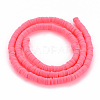 Handmade Polymer Clay Bead Strands CLAY-T002-4mm-74-2