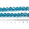 Transparent Glass Beads EGLA-A035-T10mm-D12-5