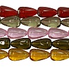 Mixed Color Glass Teardrop Beads X-GS051-2
