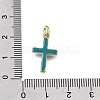 Brass Enamel Pendants KK-CBAEEA8-10G-4