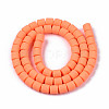 Handmade Polymer Clay Bead Strands CLAY-ZX006-01-39-3