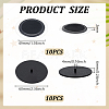 Plastic with Silicone Doll Base Display Rack AJEW-WH0609-251B-2