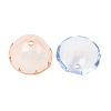 Transparent Acrylic Bead Caps MACR-L015-11-2