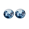 Fluorescent Glass Cabochons GGLA-T004-12B-1