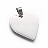Non-Tarnish 304 Stainless Steel Pendants X-STAS-F214-02P-1