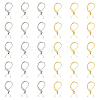 CHGCRAFT 30Pcs 2 Colors 304 Stainless Steel Leverback Earring Findings STAS-CA0001-88-1