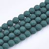 Spray Painted Non-magnetic Synthetic Hematite Beads Strands G-T124-12C-3