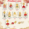 20Pcs 10 Styles Alloy & Iron Drawer Handles AJEW-GA0010-54-2