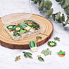 40Pcs 10 Styles Alloy Pendants ENAM-BT0001-10-3