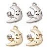 4Pcs 2 Colors Rack Plating Alloy Rhinestone Pendants FIND-YW0003-60-1