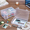 PP Storage Boxes with Hinged Lid CON-WH0095-188-4