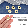 24Pcs Eco-Friendly Brass Connector Charms KK-BC0008-19-3