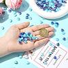 200Pcs 2 Colors ABS Plastic Beads KY-FS0001-42B-7