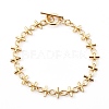 Brass Bar Link Chain Bracelets BJEW-JB06004-1