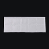 Plastic Necklace Chain Adhesive Pouch for Necklace Display Cards AJEW-P088-01B-1