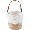 Woven Cotton Storage Baskets AJEW-WH20054-010A-2