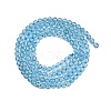 Natural Blue Topaz Beads Strands G-P553-A01-01-3