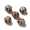 Vintage Porcelain Pumpkin Beads PORC-L080-H09-1