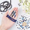 3 Strands 3 Colors Shell Beads Strands SSHEL-NB0001-23-3