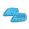 DIY Teardrop with Stripe Pendant Silicone Molds DIY-I099-36-4