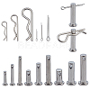 55Pcs 304 Stainless Steel Hitch Pin Clips & 90Pcs Open Latch & 39Pcs Connecting Rod Plug Bolt Pins STAS-AR0002-68-1