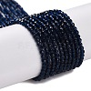 Transparent Glass Beads Strands GLAA-H021-04-28-1