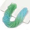 Transparent Painted Glass Beads Strands LS-DGLA-A034-T1mm-A16-1
