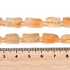 Heated Natural Citrine Beads Strands G-O170-113-5