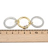 Brass Micro Pave Cubic Zirconia Plain Band Finger Rings for Women RJEW-P160-01B-G01-6