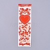 Bowknot Ribbon Pattern Decorative Labels Stickers DIY-L037-B04-1