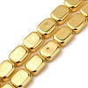 Electroplate Glass Beads Strands EGLA-H109-09-2