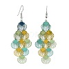 430 Stainless Steel Shell Shape Dangle Earrings EJEW-A137-03P-04-4