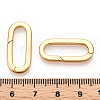 Brass Spring Gate Rings KK-WH20009-01G-3