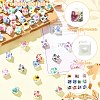 Printed Porcelain European Beads FIND-CJZ0001-003-3