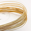 Textured Round Brass Wire CWIR-WH0004-01G-01-4