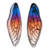Transparent Epoxy Resin Big Pendants RESI-T046-01F-2