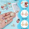 16Pcs 8 Styles Alloy Enamel Shoes Charms PALLOY-PH01716-3