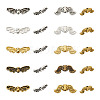 1 Box 200Pcs 10 Styles Wing/Butterfly Tibetan Style Alloy Beads TIBEB-TA0001-25-9