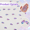 4 Sets Acrylic Rhinestone Cabochons GACR-SP0001-06B-5