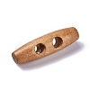 Natural Wood Buttons WOOD-WH0100-01F-2