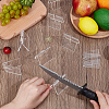 Acrylic Kitchen Knife Holders AJEW-WH0752-028-3