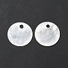 Natural Capiz Shell Charms X-BSHE-G029-15-4