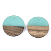 Resin & Walnut Wood Pendants LS-RESI-S358-02D-03-2